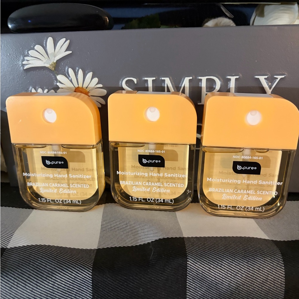 b.pure Brazilian‎ Caramel Scented Hand Sanitizer